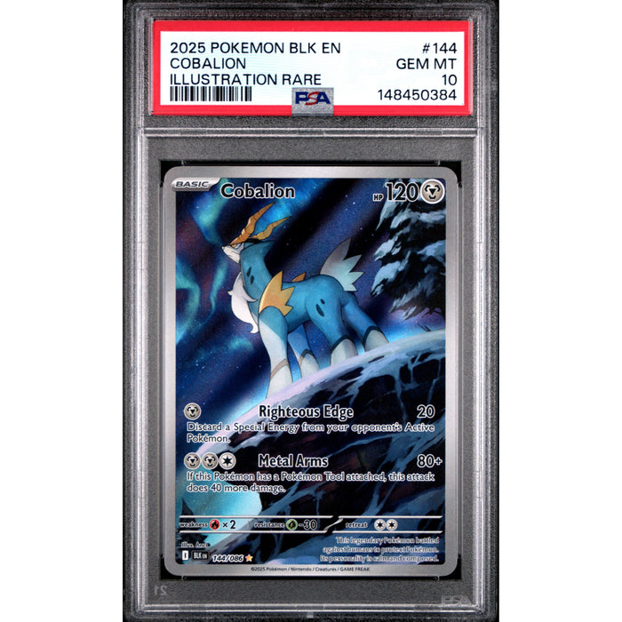 Pokémon TCG: Cobalion #144 PSA 10-148450384