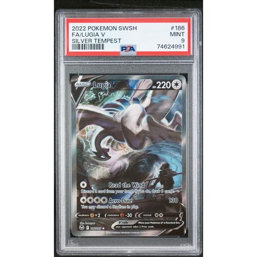 Pokémon TCG: Lugia V 186 PSA 9 - Silver Tempest