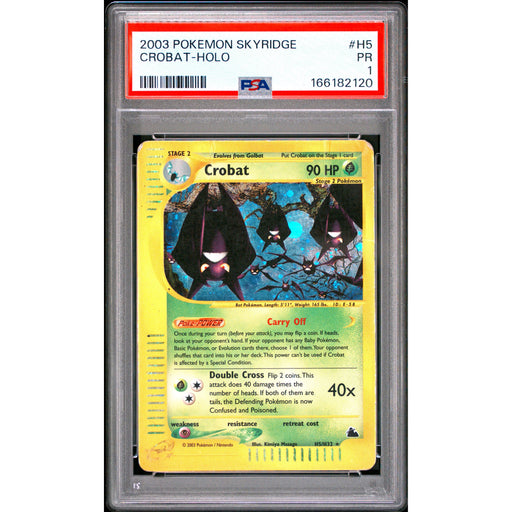 Pokémon TCG: Crobat Holo #H5 PSA 1-166182120