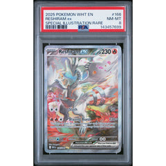 Pokémon TCG: Reshiram Ex #166 PSA 8 - White Flare