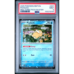 Pokémon TCG: Psyduck #007 PSA 9 - Mega Evolution Promo