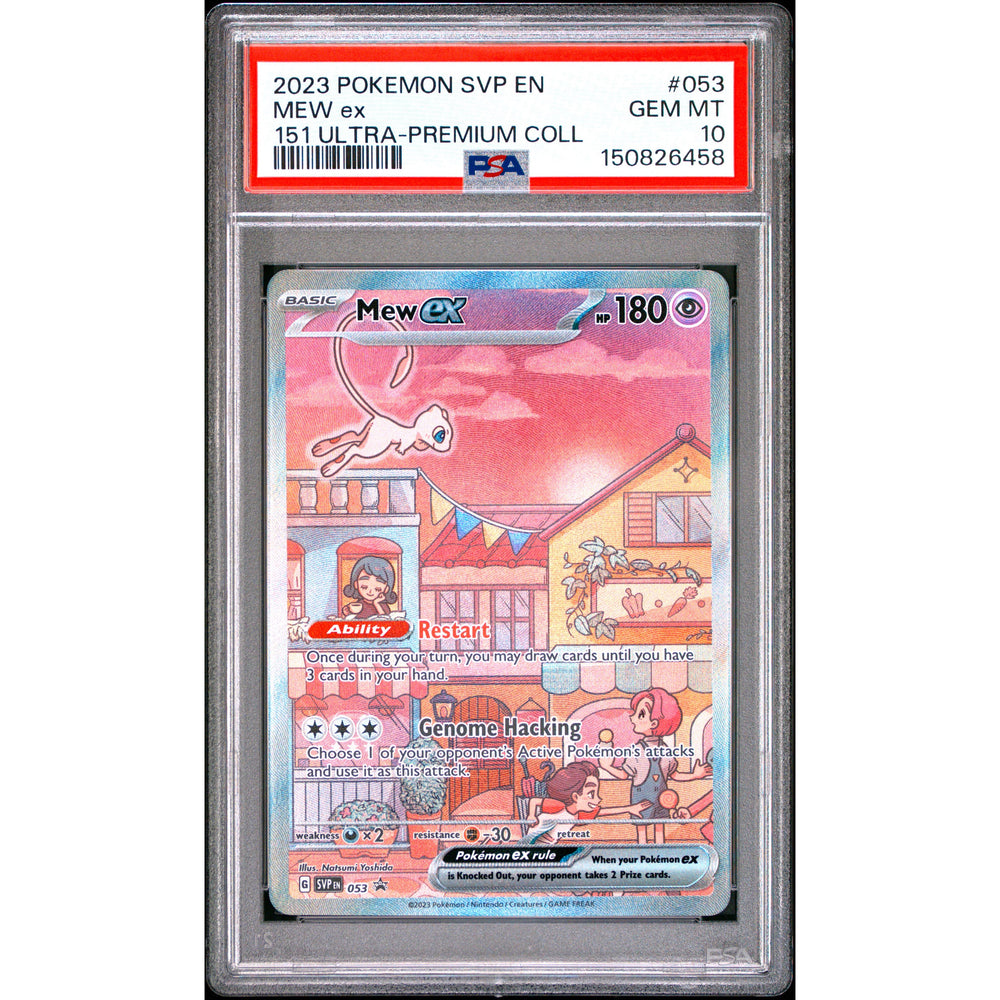 Pokémon TCG: Mew Ex #053 PSA 10 - Scarlet & Violet Black Star Promos