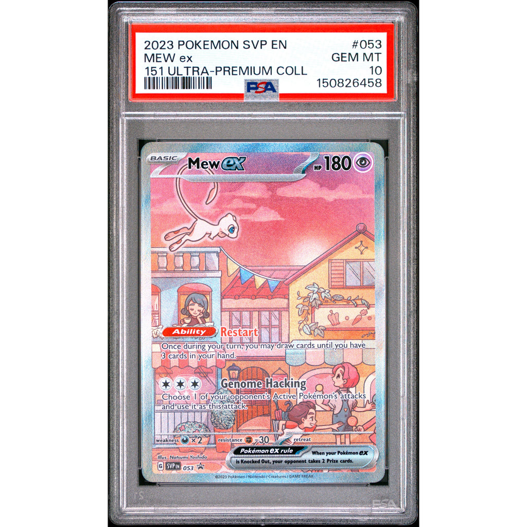 Mew ex #053 PSA 10 – Scarlet & Violet Promo Pokémon card | Rogerz.dk