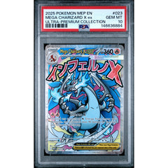 Pokémon TCG: Mega Charizard X Ex #023 PSA 10 - Mega Evolution Promo