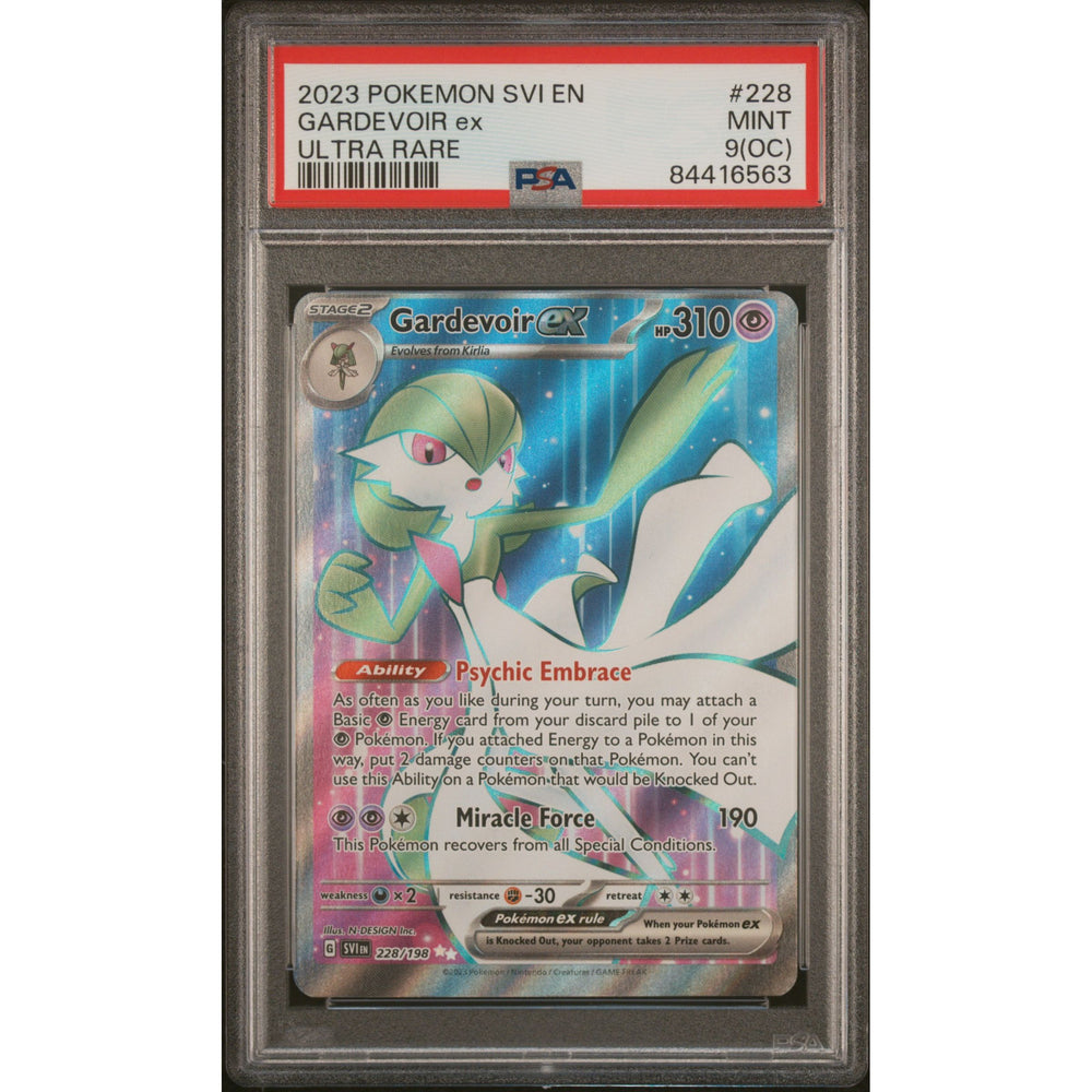 Pokémon TCG: Gardevoir Ex #228 PSA 9 - Scarlet & Violet