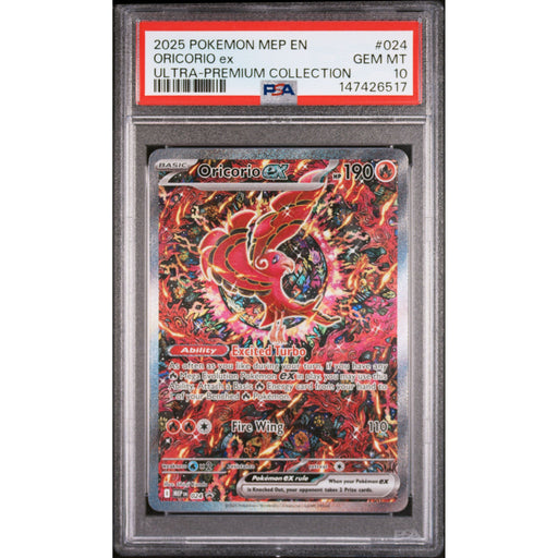Pokémon TCG: Oricorio Ex #024 PSA 10 - Mega Evolution Promo-147426517