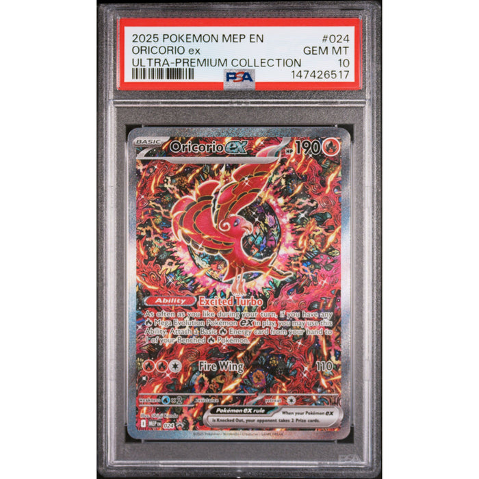 Pokémon TCG: Oricorio Ex #024 PSA 10 - Mega Evolution Promo-147426517