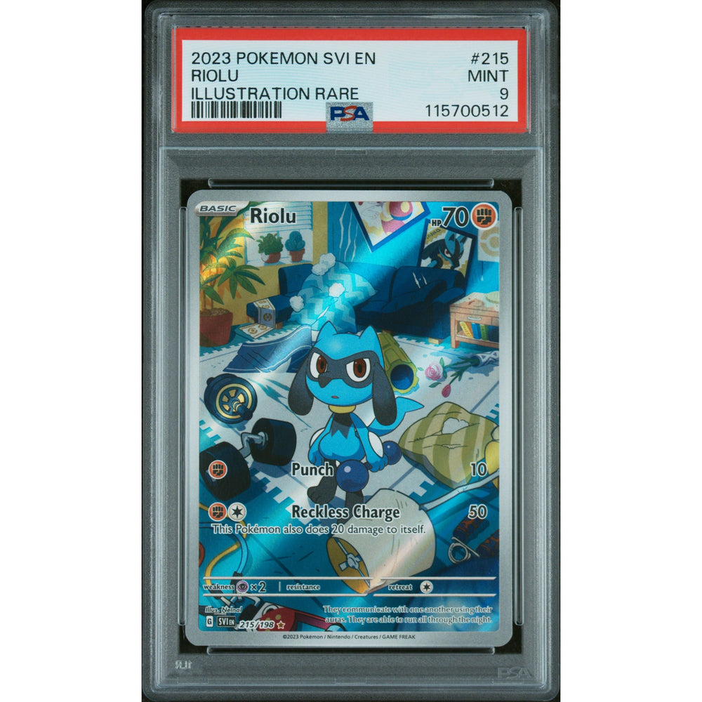 Pokémon TCG: Riolu #215 PSA 9