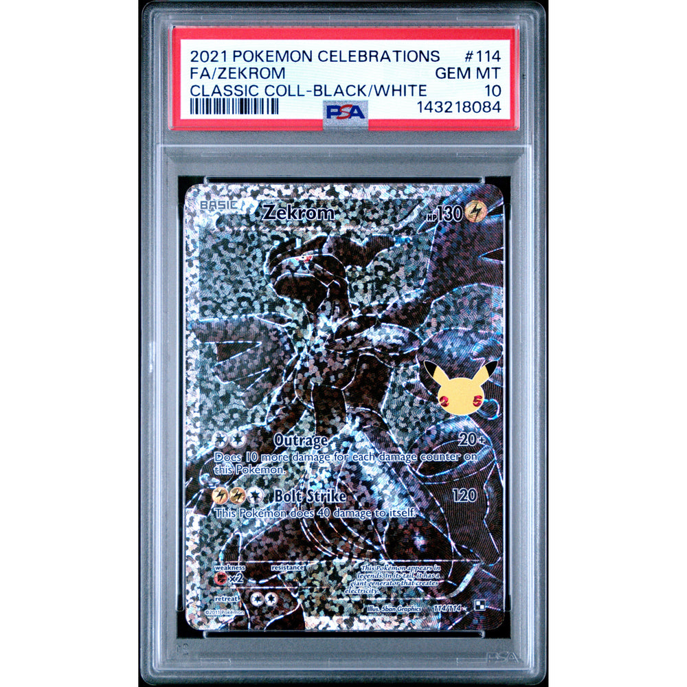 Pokémon TCG: Zekrom #114 PSA 10 - Celebrations