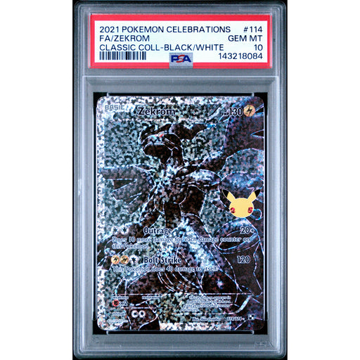 Pokémon TCG: Zekrom #114 PSA 10 - Celebrations-143218084
