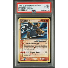 Pokémon TCG: Groudon 111 PSA 4 Holo - Delta Species