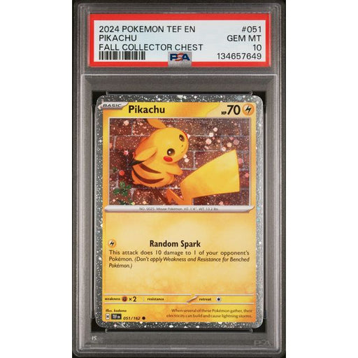 Pokémon TCG: Pikachu #051 PSA 10-134657649