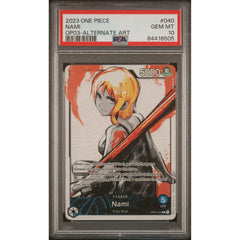 One Piece TCG: Nami #040 PSA 10 - OP03