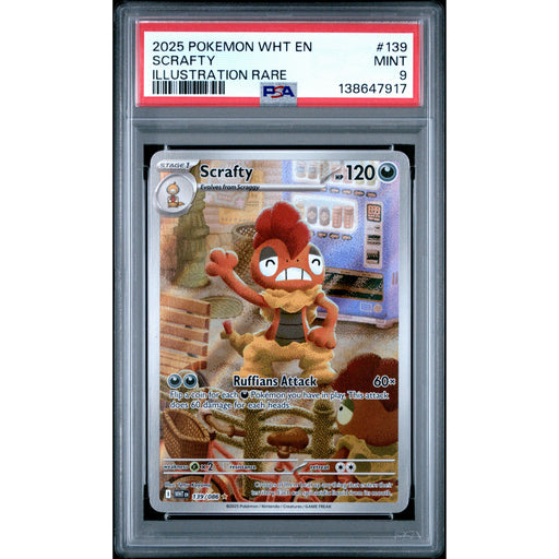 Pokémon TCG: Scrafty #139 PSA 9-138647917