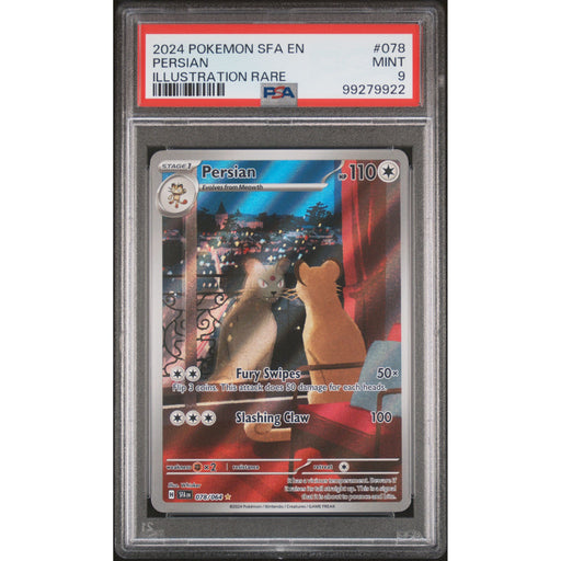 Pokémon TCG: Persian 078 PSA 9 - Shrouded Fable
