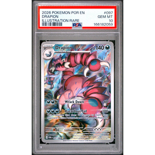 Pokémon TCG: Drapion #097 PSA 10-166182059