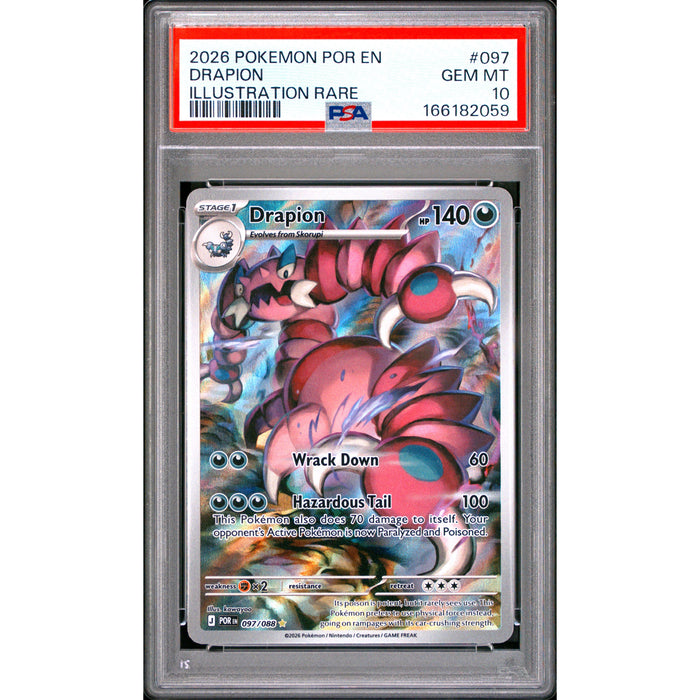 Pokémon TCG: Drapion #097 PSA 10-166182059