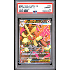 Pokémon TCG: Mega Lopunny Ex #115 PSA 10