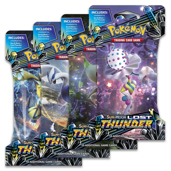 Pokémon TCG: Lost Thunder Booster Pack - Sleeved (Sun & Moon)