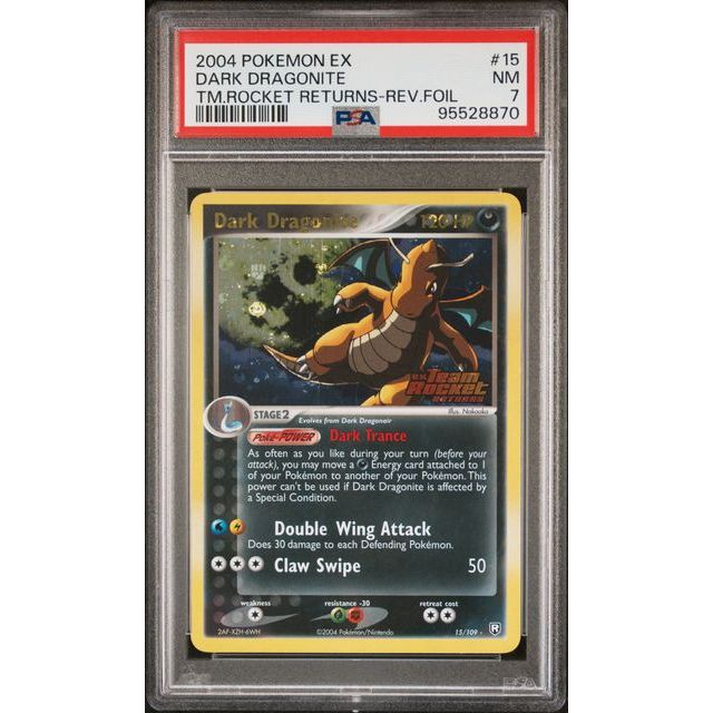 Pokémon TCG: Dark Dragonite #15 PSA 7-95528870