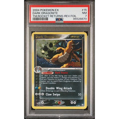 Pokémon TCG: Dark Dragonite #15 PSA 7 - Team Rocket Returns