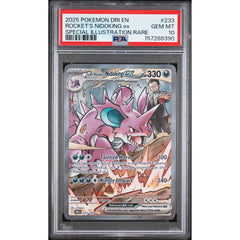 Pokémon TCG: Rocket's Nidoking Ex #233 PSA 10 - Destined Rivals