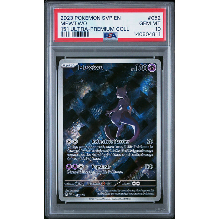 Pokémon TCG: Mewtwo #052 PSA 10 - Scarlet & Violet Promo-140804811