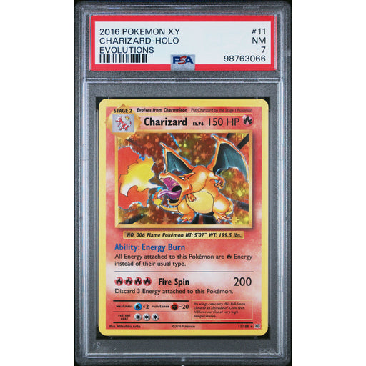 Pokémon TCG: Charizard Holo #11 PSA 7-98763066