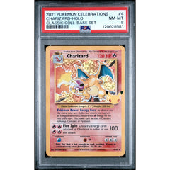 Pokémon TCG: Charizard #4 PSA 8 Holo - Celebrations
