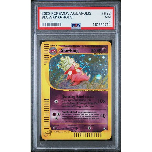 Pokémon TCG: Slowking Holo #H22 PSA 7-110551714