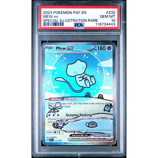 Pokémon TCG: Mew Ex #232 PSA 10 - Paldean Fates-118734443