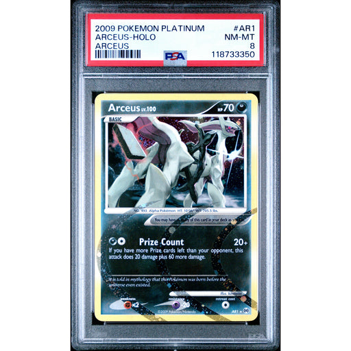Pokémon TCG: Arceus AR1 PSA 8 Holo - Platinum