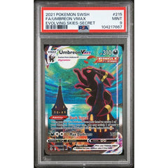 Pokémon TCG: Umbreon Vmax #215 PSA 9 - Evolving Skies