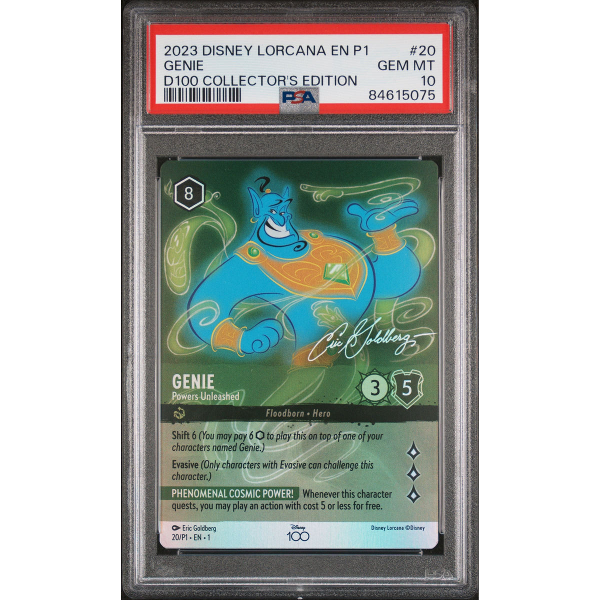 Lorcana: Genie #20 PSA 10-84615075