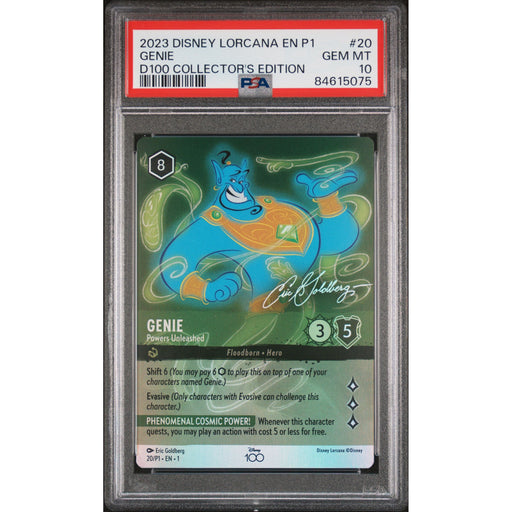 Lorcana: Genie #20 PSA 10-84615075
