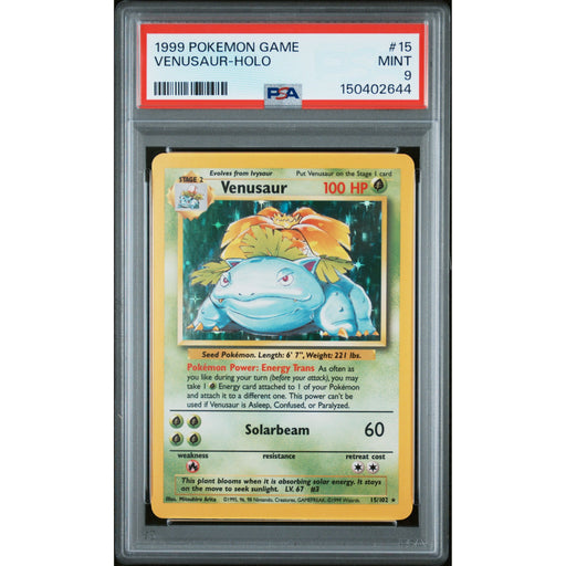 Pokémon TCG: Venusaur Holo #15 PSA 9-150402644