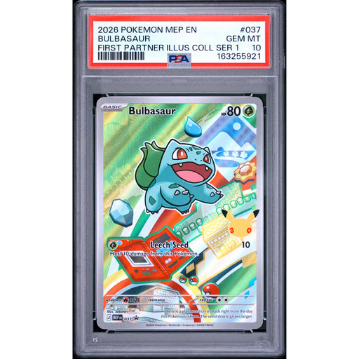 Pokémon TCG: Bulbasaur #037 PSA 10-163255921