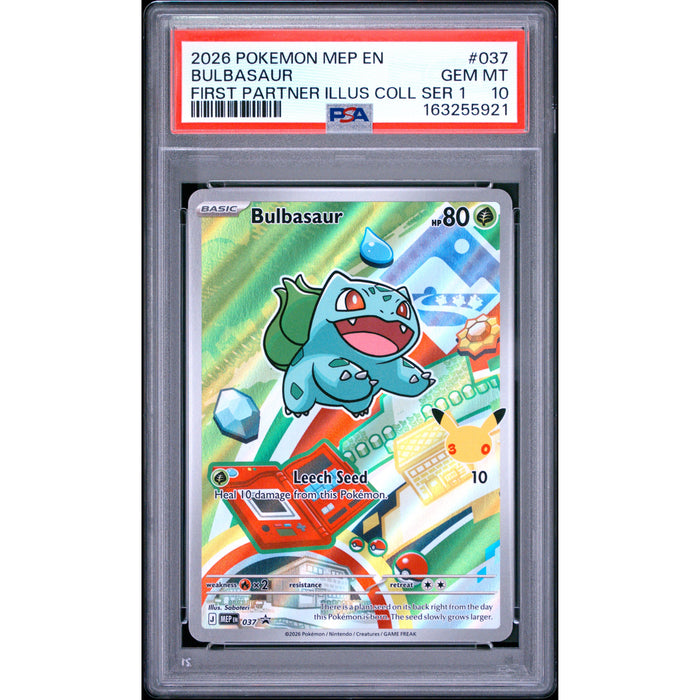 Pokémon TCG: Bulbasaur #037 PSA 10-163255921
