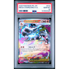 Pokémon TCG: Mega Charizard X Ex #013 PSA 10
