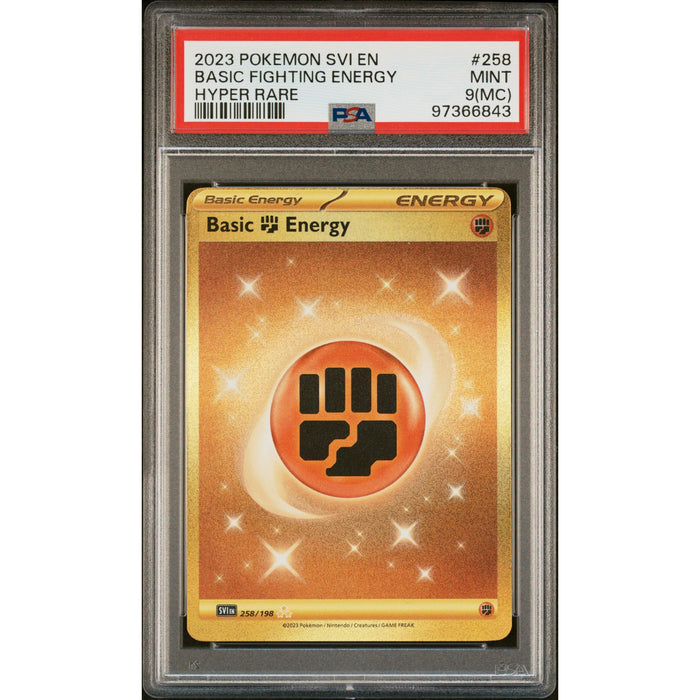 Pokémon TCG: Basic Fighting Energy #258 PSA 9