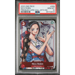 One Piece TCG: Nico Robin #008 PSA 10