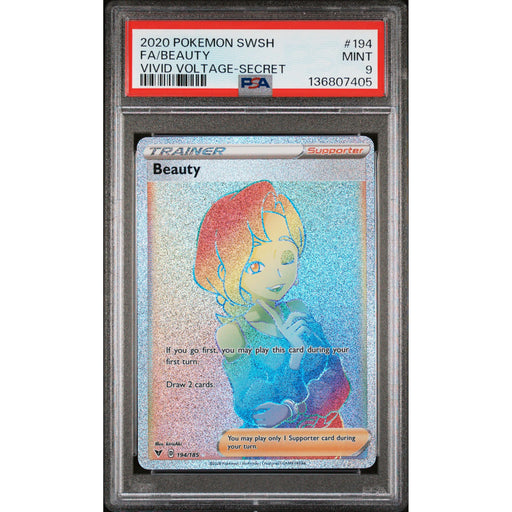 Pokémon TCG: Beauty #194 PSA 9 - Vivid Voltage-136807405