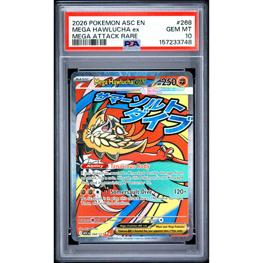 Pokémon TCG: Mega Hawlucha Ex #268 PSA 10-157233748