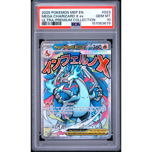Pokémon TCG: Mega Charizard X Ex #023 PSA 10-157063679