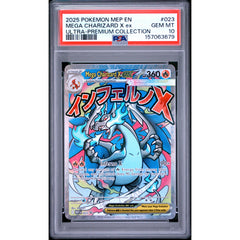 Pokémon TCG: Mega Charizard X Ex #023 PSA 10 - Mega Evolution Promo