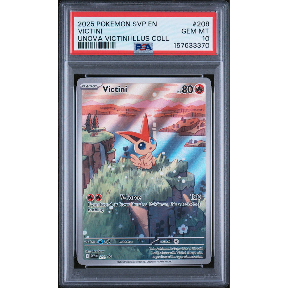 Pokémon TCG: Victini #208 PSA 10 - Scarlet & Violet Promo