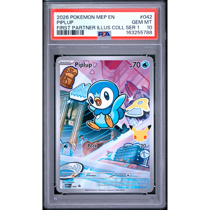 Pokémon TCG: Piplup #042 PSA 10-163255788