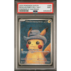 Pokémon TCG: Pikachu/Grey Felt Hat #085 PSA 9