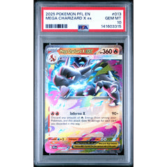 Pokémon TCG: Mega Charizard X Ex #013 PSA 10