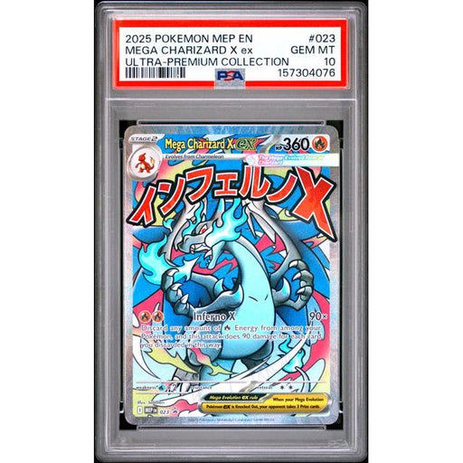 Pokémon TCG: Mega Charizard X Ex #023 PSA 10-157304076